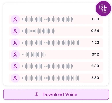 Download en deel een audiobestand, waardoor audio eenvoudig kan worden opgeslagen en gedeeld.