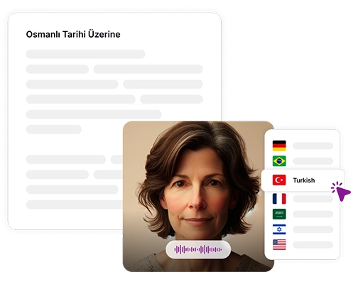Image depicting effortless Turkish text-to-speech technology for smooth and natural narrations.