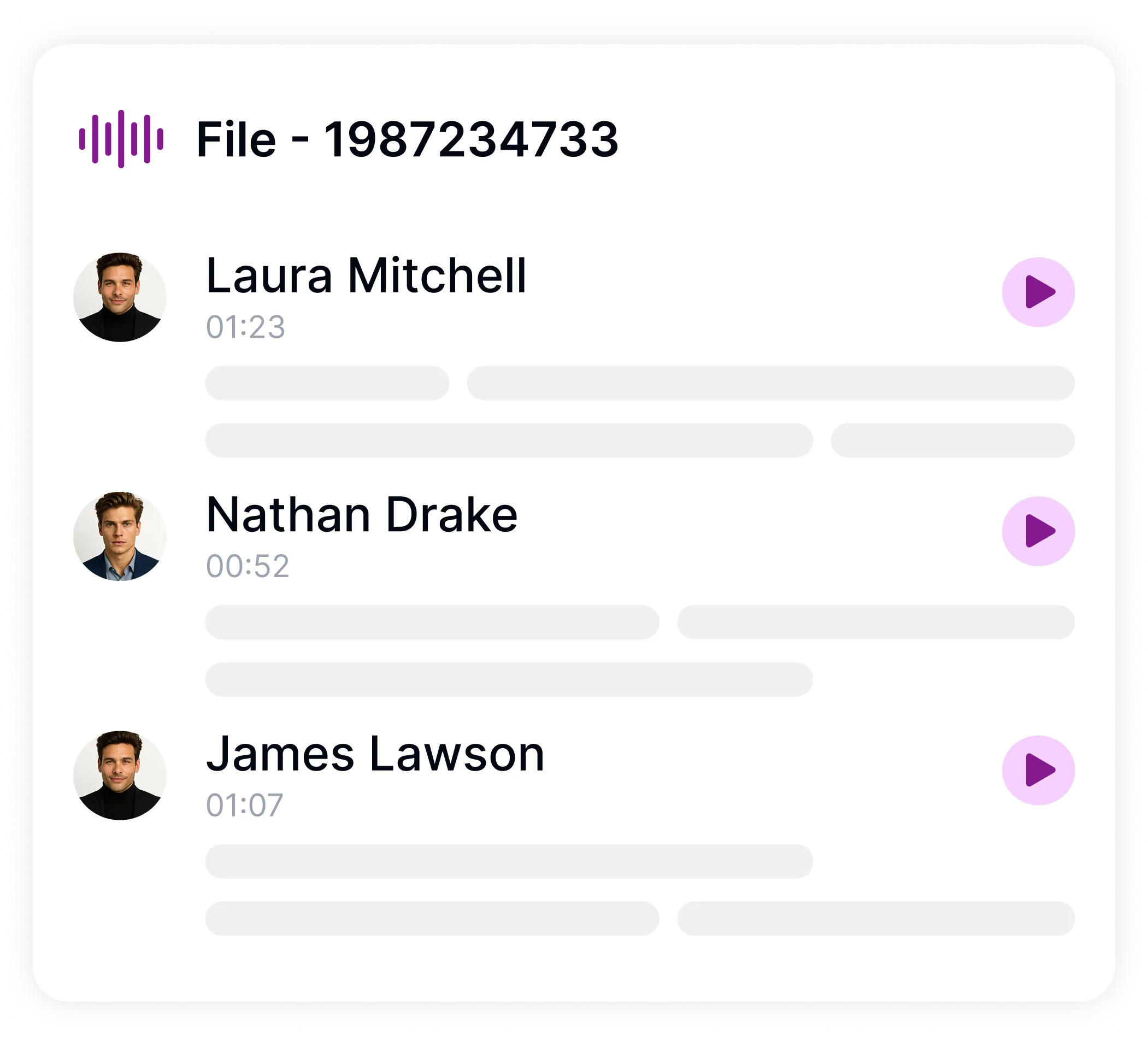 الصق نصا لكل مكبر صوت ، مما يسمح بإنشاء صوت متعدد السماعات.