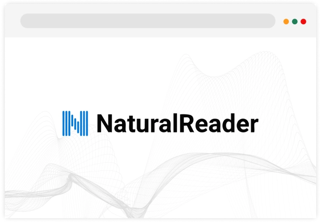 Иллюстрация, показывающая, как выглядит работа с Naturalreader.