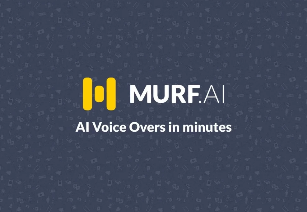 The logo of Murf ai, an ai text to speech tool.