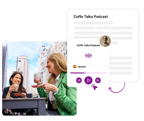 Image depicting seamless Spanish TTS tools for improving accessibility and engagement in content.