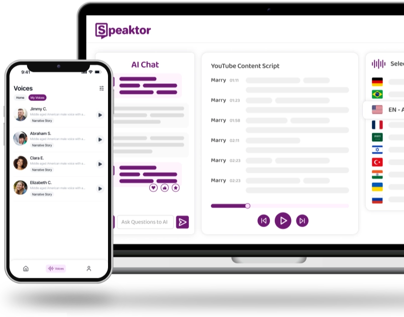 Access Speaktor Anywhere