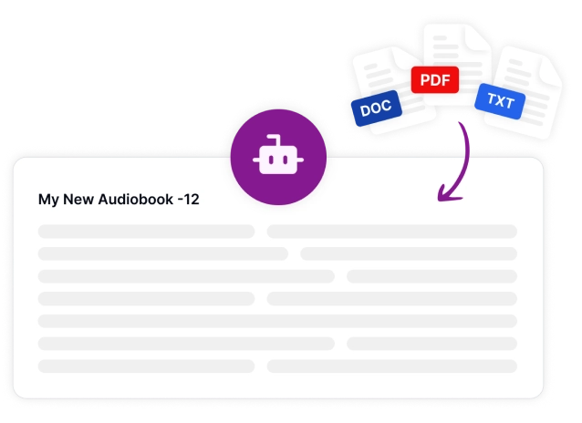 Agiliza la creación de audiolibros con funciones avanzadas para administrar y personalizar archivos de audio.